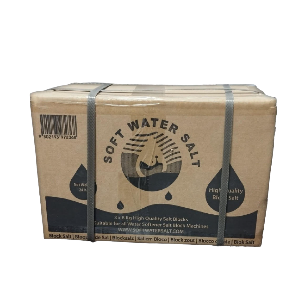 12 Packs of Soft Water Salt Blocks