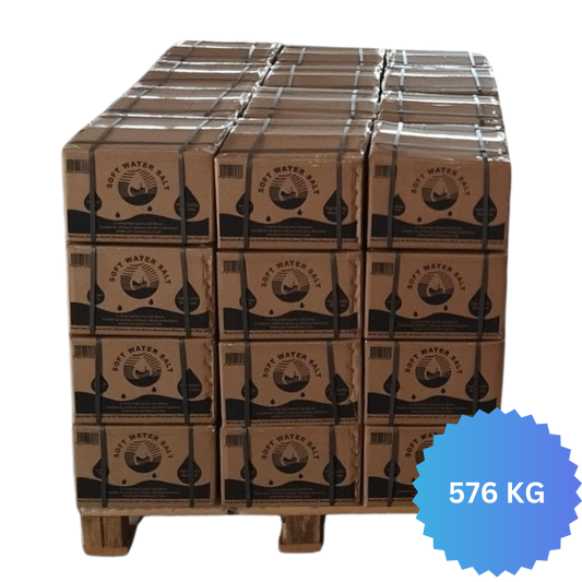 24 Boxes of Soft Water Salt Blocks | Half Pallet